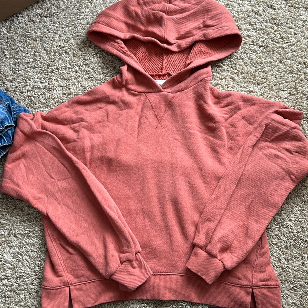 Madewell MWL cropped hoodie